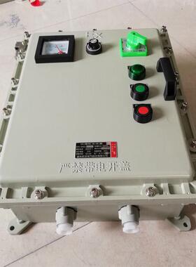 BT4防爆控制箱变频器调速现场远程DCS事故风机马达启停防爆配电箱
