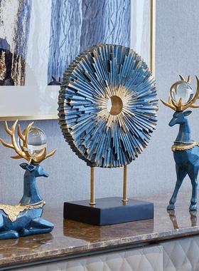 摆件家居饰品欧式客厅电视柜玄关酒柜装饰品简约创意北欧鹿工艺礼