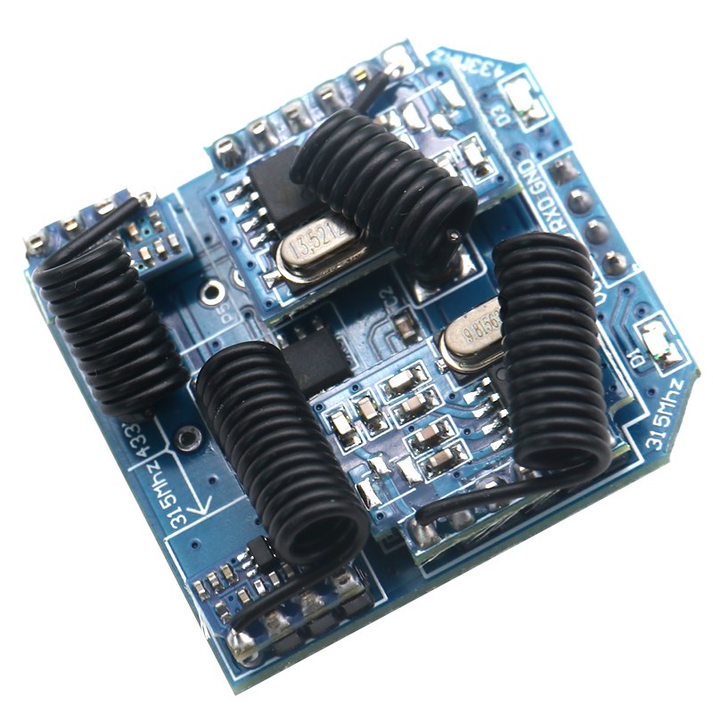 双频射频编解码模块 315/433 无线遥控开关控制 单片机串口 RF34D