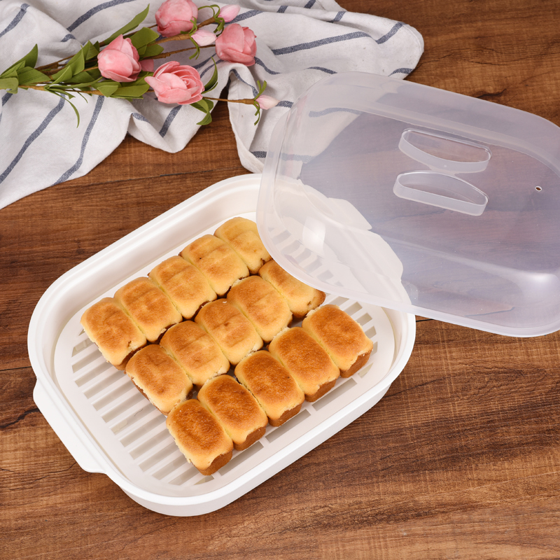 饺子馒头包子微波炉专用蒸笼蒸屉蒸热饭蒸鱼塑料厨房用品加热用具