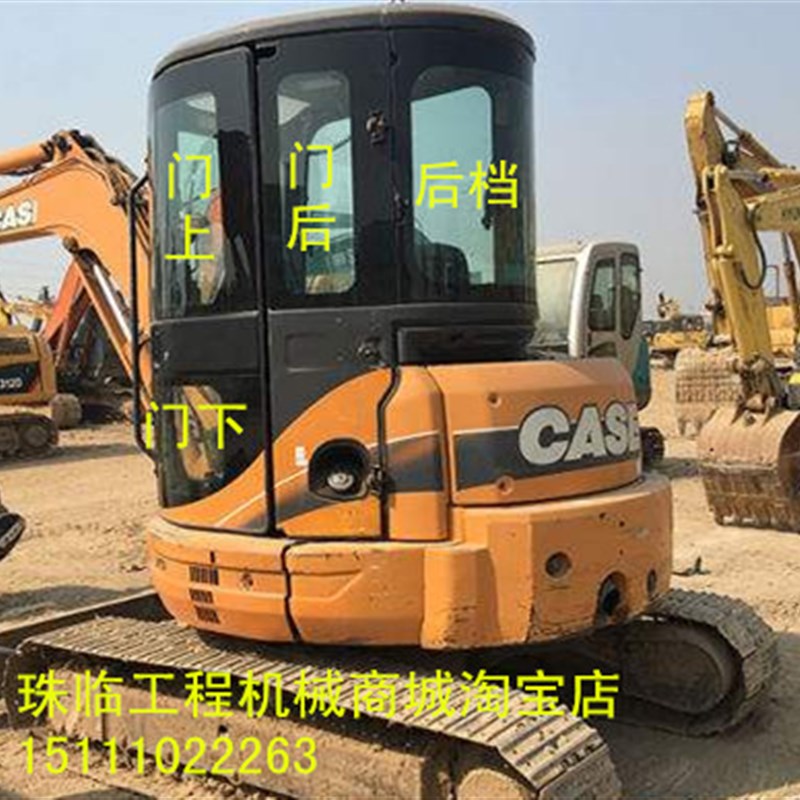 凯斯55挖掘机玻璃 CX55B 36B 前后左右门窗上下挡风玻璃 不