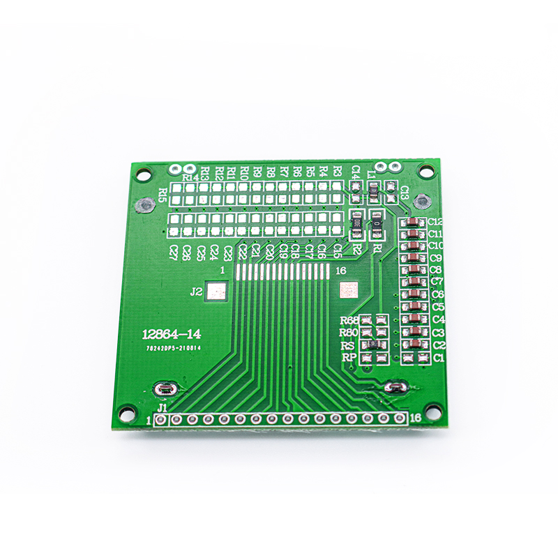 12864-14COG液晶萤幕SPI串口/并列埠驱动st7565r LCD模块电压3.3V