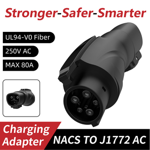 NACS to J1772 AC Charging Adapter 80 Amps 250V AC
