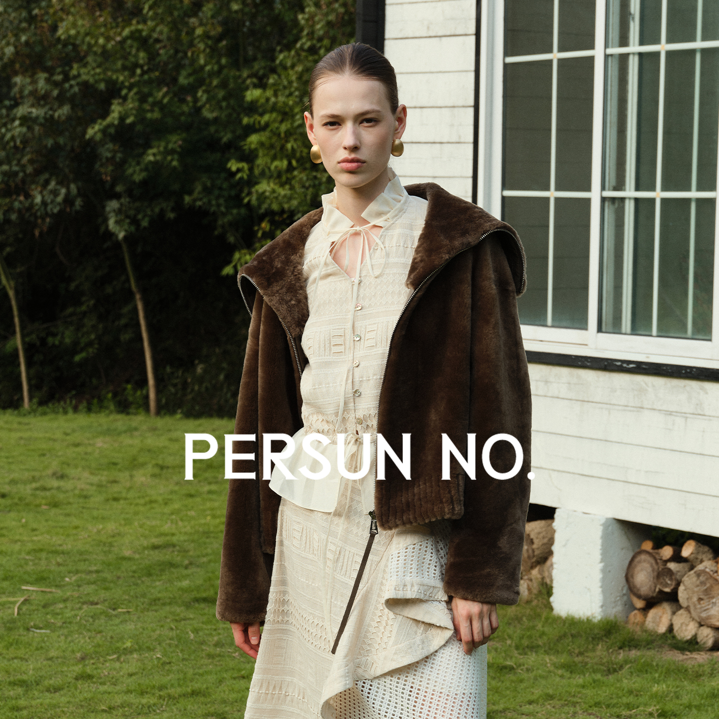 美利奴皮草体减龄羊羔毛皮草翻领外套