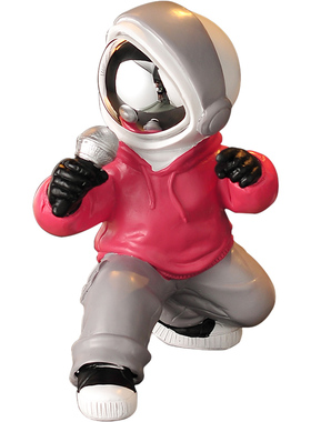 太空人宇航员小摆件客厅电视柜新房子创意酒柜书桌面家居软装饰品