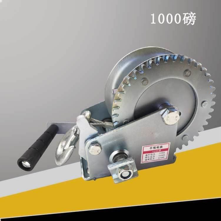 小吊机家用手摇绞盘手动提升机小型升降机卷扬机牵引绞车自锁葫芦