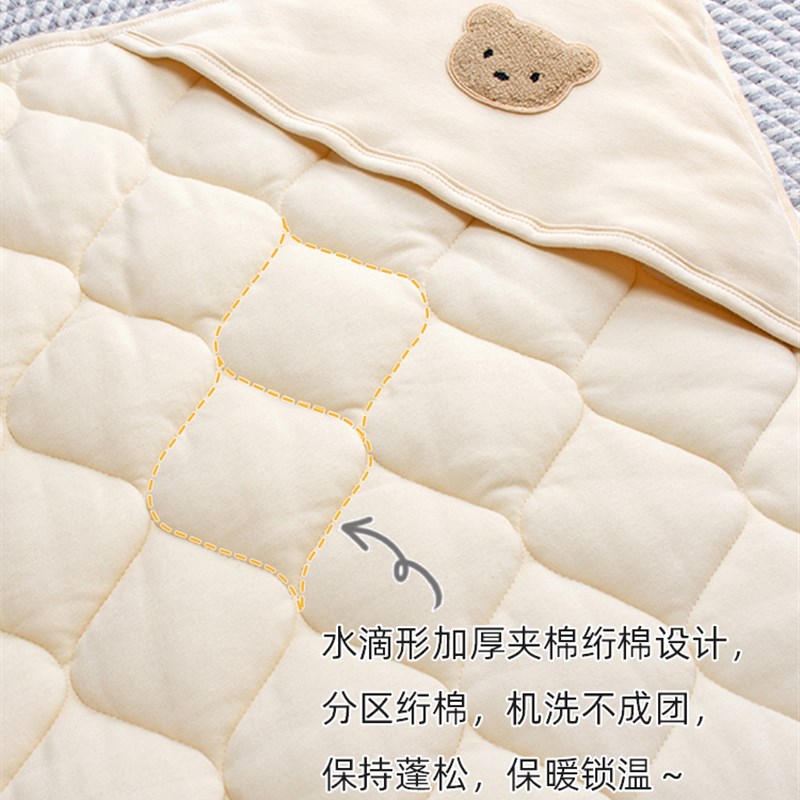 新生婴儿儿衣服包被冬季出院初生新生的儿纯棉产房11月份12抱被