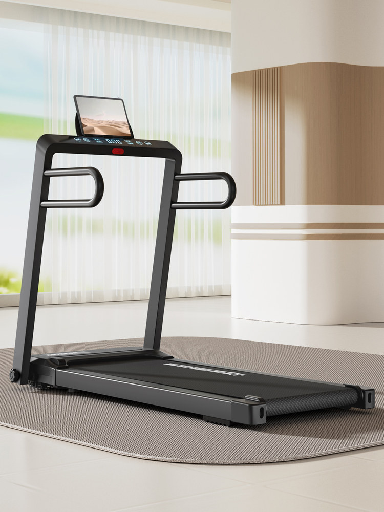 屹跑家用跑步机小型折叠款超静音室内爬坡运动减肥专用健身房器材