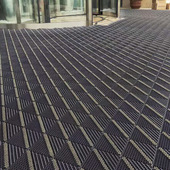 厂家EVA塑料三合一地垫火车站户外除尘地毯任意拼接尺寸