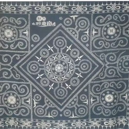 蜡染定制伴手礼活动礼物礼品图腾非遗工艺植物染壁挂抱枕布艺包邮