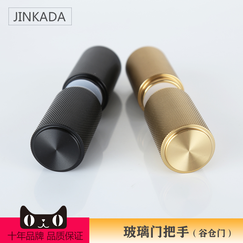 谷仓门隐形门钢i化拉手淋浴房浴室黑色木门室内房门框架玻璃门把