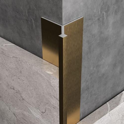 持雍收边条瓷砖阳角护墙角封边收口压条铝合金包边墙护角直角黑色