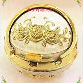 俄罗斯掀盖烟灰缸欧式 酒吧有盖烟缸居家西洋烟缸 锡制滑盖烟灰缸