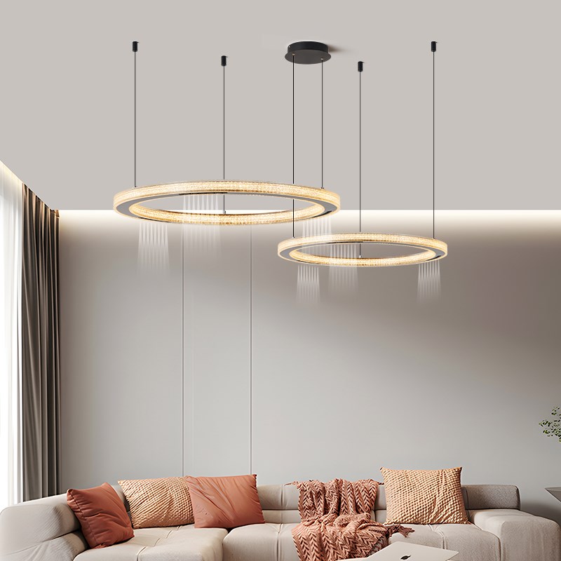 2024新款全光谱护眼吊灯主客厅灯现代轻奢餐厅灯创意全屋高端灯具