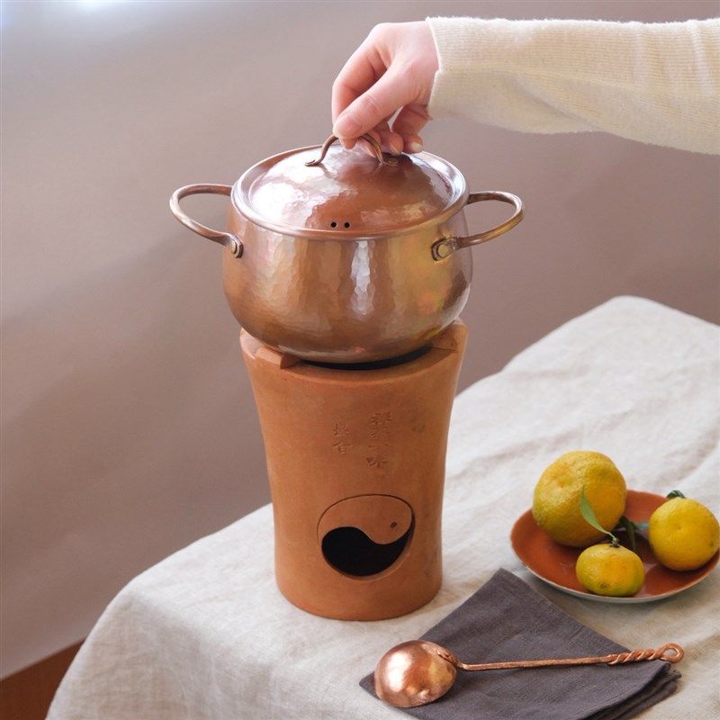 手工锻打纯铜煮茶锅 紫铜奶锅米线锅一人食迷你小火锅汤锅炖煮锅,厨房/烹饪用具,汤锅/汤桶/卤肉桶,淘宝优惠券,粉丝福利购,淘宝优惠卷