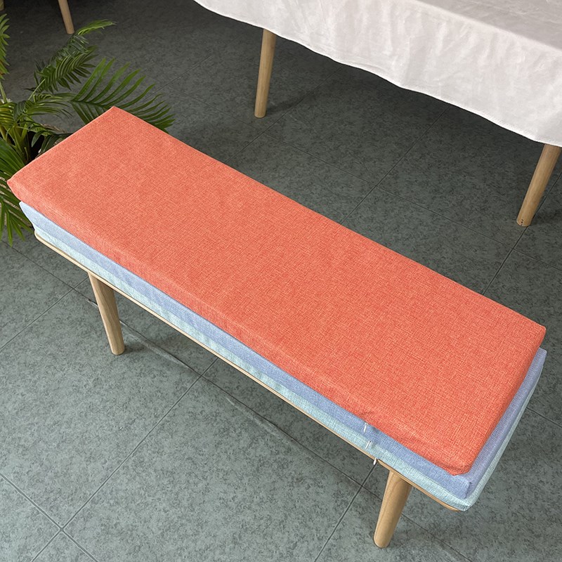 北欧长椅长凳坐垫长条垫子板凳木沙发凳子软屁股垫长方形椅垫订做