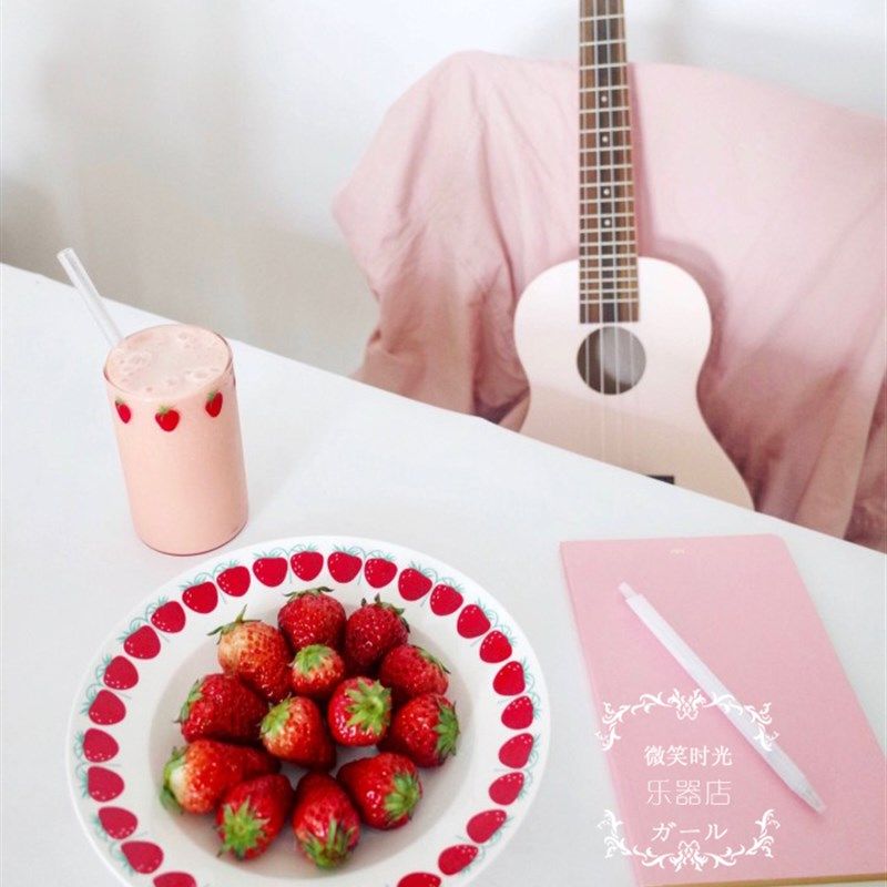 婴儿粉色樱花琴尤克里里乌克丽丽初学者入门女可弹小吉他摆饰包邮,乐器/吉他/钢琴/配件,尤克里里/小吉他,淘宝优惠券,粉丝福利购,淘宝优惠卷