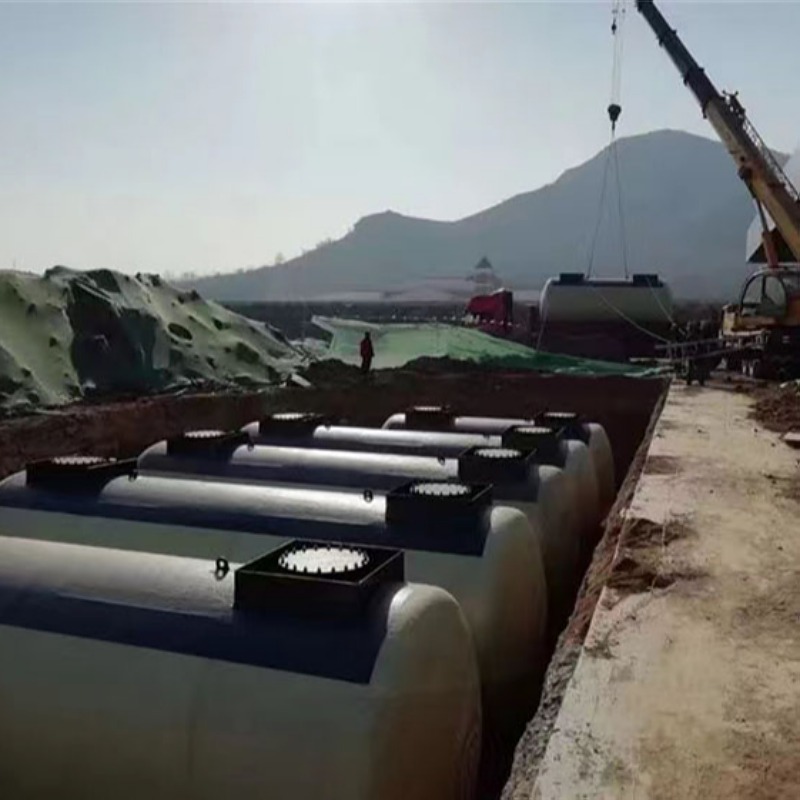 加油站双层油罐卧式地埋罐汽油罐柴油罐大型储油罐加油站sf双层罐