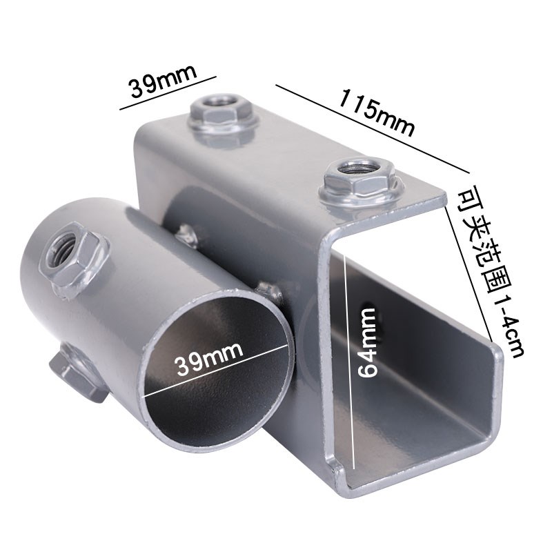 大伞固定器太阳伞固定支架摆摊雨伞固定架竖管专用固定器遮阳伞夹