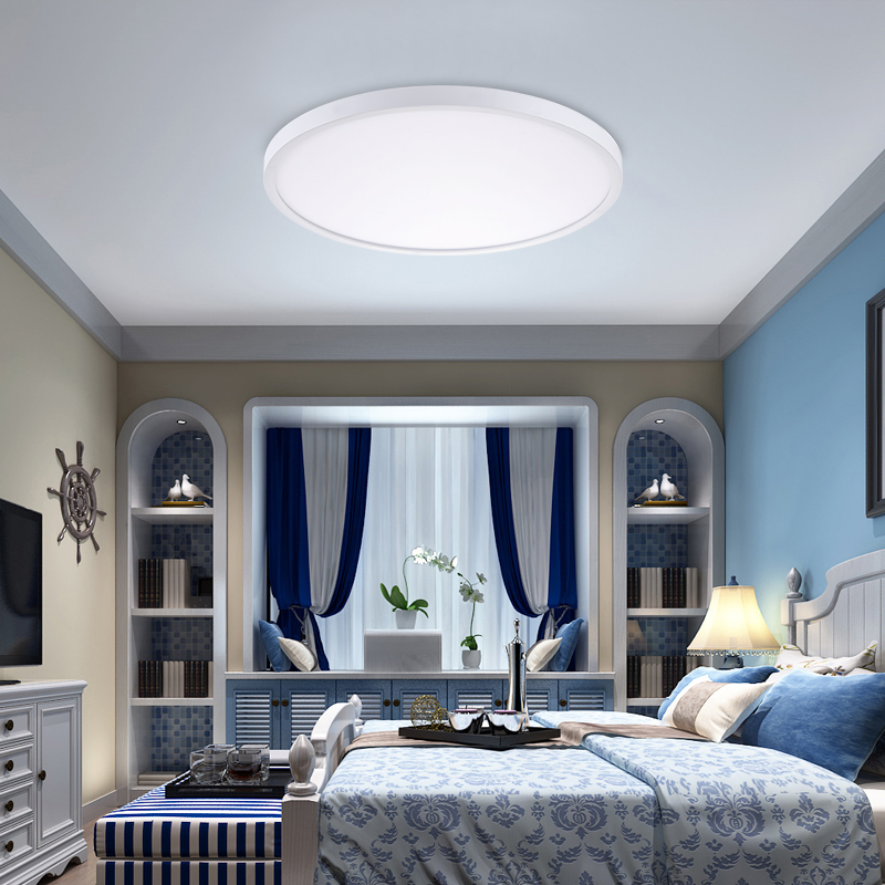 超薄led吸顶灯简约房间灯客厅过道书房现代防虫阳台灯北欧卧室灯