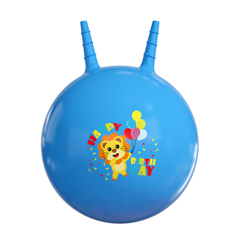 儿童感统训练羊角球幼儿园跳跳玩具宝宝弹跳蹦蹦乐充气大号健身球