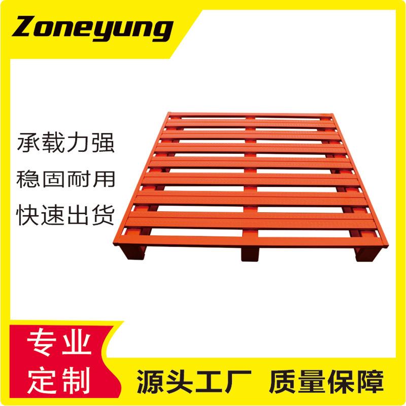仓储物流铁托盘重载立体库托盘金属镀锌卡板钢制川字托盘
