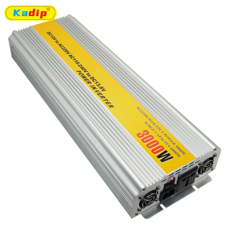 大功率3000W修正弦波逆变器12V转220V带充电电源转换器10A充电器