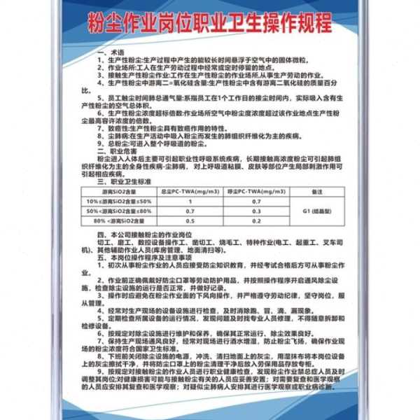 粉尘清扫管理制度家具家私厂生产车间木工机械操作度定 制标识