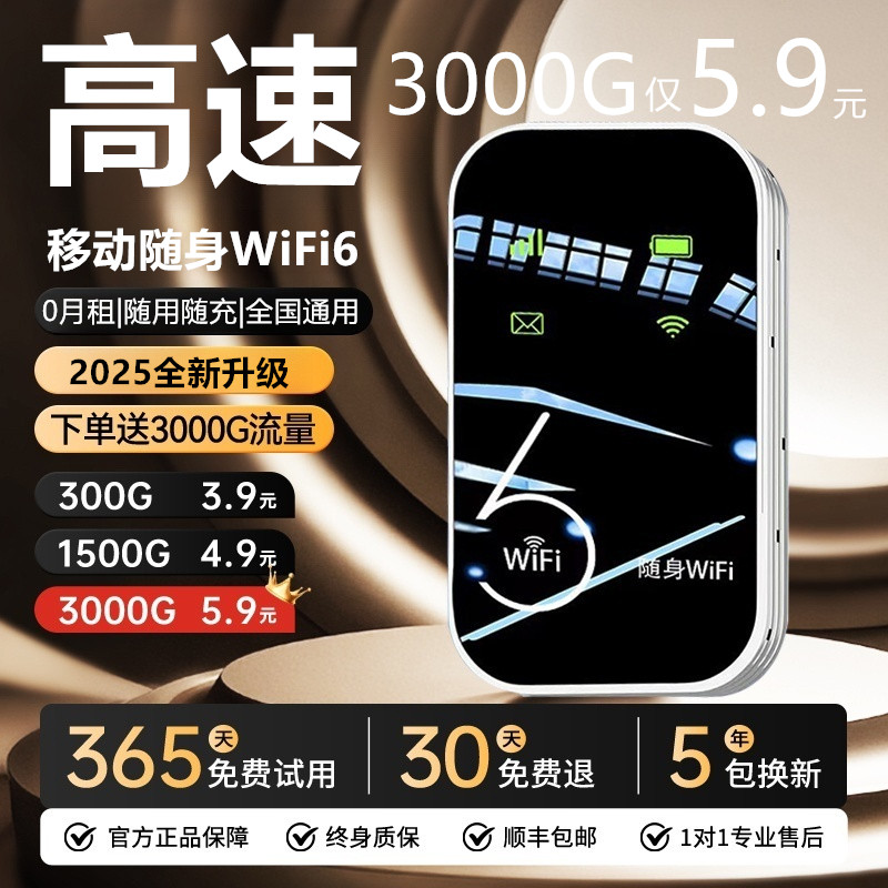 【2025新款】随身无线wifi全网通