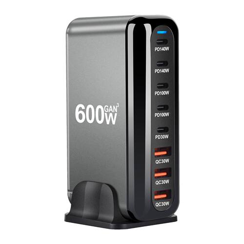600W氮化镓充电器 500W多功能PD充电器 320W桌面充电器440W适配器