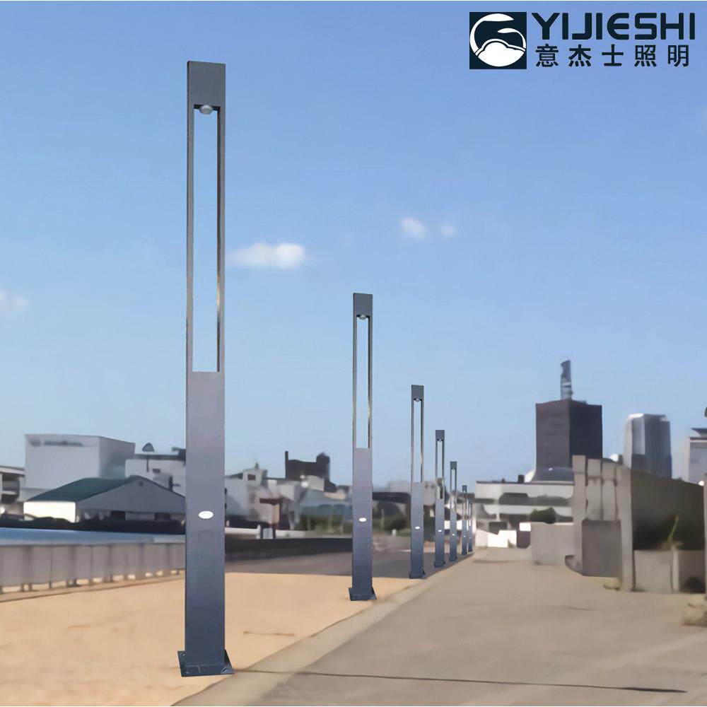 3米简约现方形铝型材庭院灯广场小区公园商业街道户外庭院灯柱