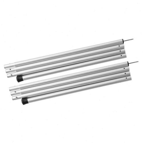 天幕杆 4节铁管天幕支架户外露营帐篷门厅支撑杆加粗杆超长2.4m