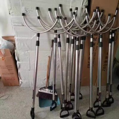 防暴反恐钢叉盾牌颈叉不