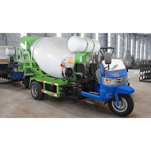 混凝土搅拌运输罐车3方五轮自上料拌和罐车干湿料两用残余率低
