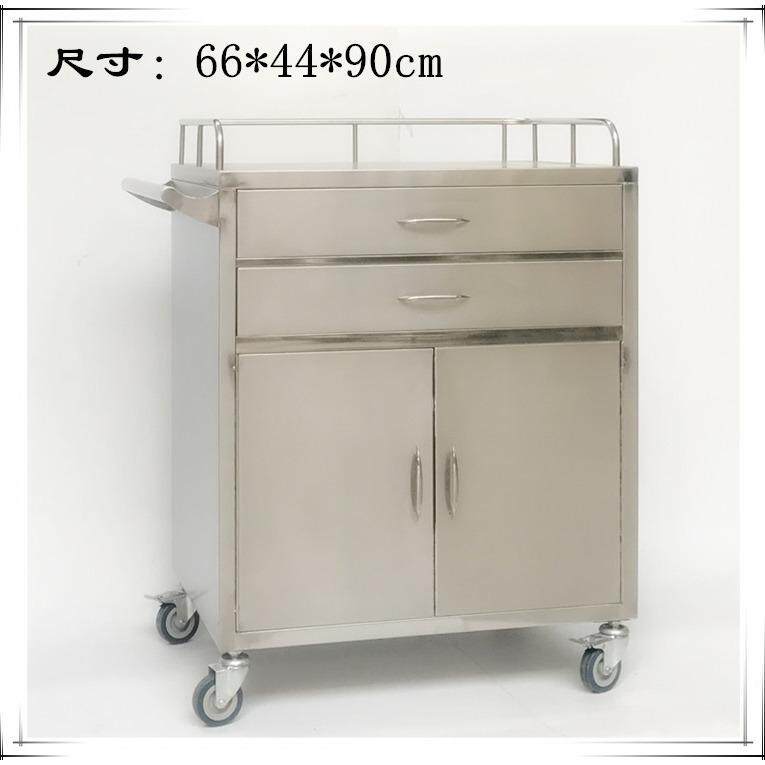 医用送药车抽屉不锈钢送药车医院手推工具车麻醉车护理车