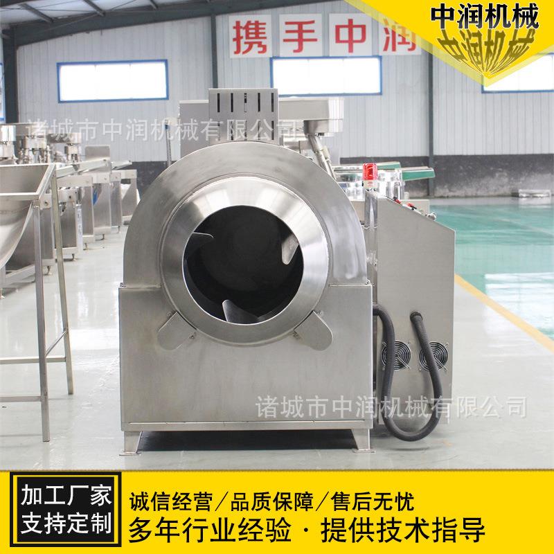 大型麦芽炒锅 全自动糯米滚筒炒货机 黑荞麦膨化机器