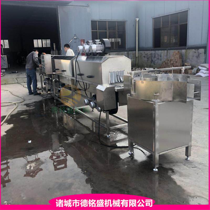 常德肉罐头洗瓶机 白萝卜辣白菜玻璃瓶清洗机 瓶子风干机器