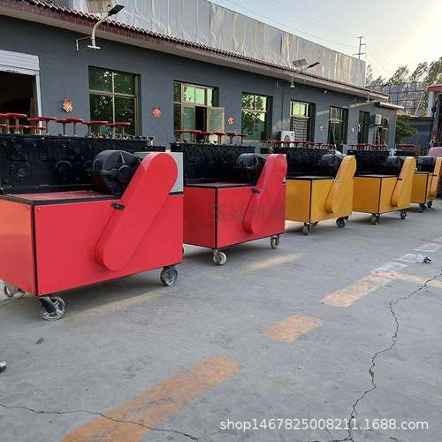 穿墙丝校直机小型全自动丝杠矫正机大棚钢管调直机四分六分一寸