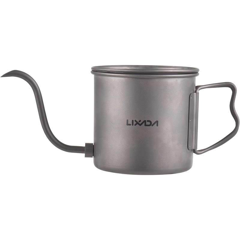 耳挂咖啡壶 纯钛 露营用 可携式可拆卸 手冲壶长嘴水壶器具 400ml,餐饮具,手冲壶,淘宝优惠券,粉丝福利购,淘宝优惠卷