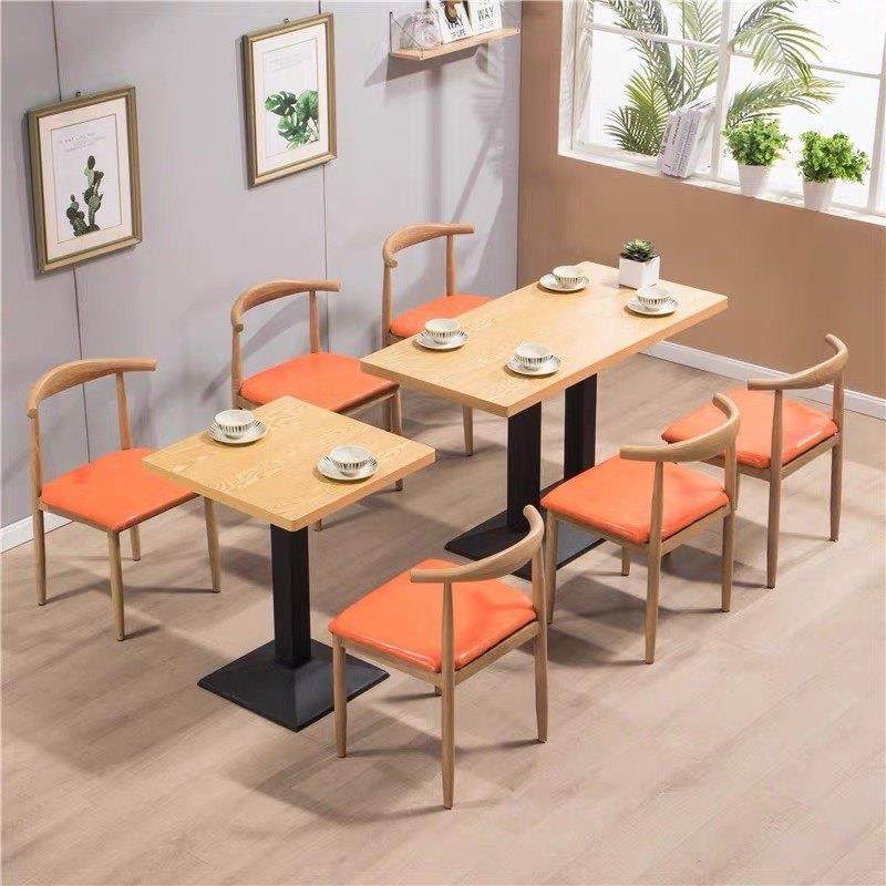 快餐桌椅组合饭店面馆麻辣烫汉堡奶茶早餐小吃甜品店烧烤餐饮桌椅,住宅家具,板木餐桌,淘宝优惠券,粉丝福利购,淘宝优惠卷