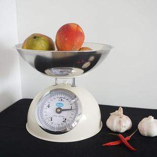 小型5kg覆古机械台秤厨房计量秤西点烘焙度盘秤小台称饭厅装饰秤