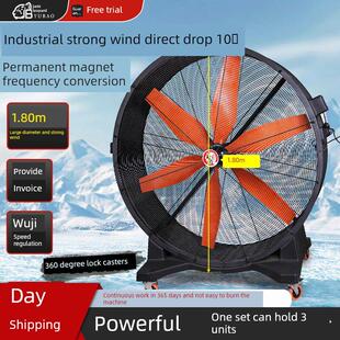 悬挂式工业风扇强力电风扇大功率大型仓库工厂车间永磁强风大型风