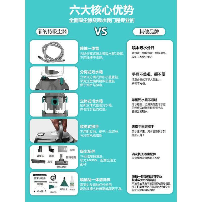 布艺沙发清洗机喷抽一体家用洗车蒸E气机免拆洗窗帘床垫地毯清洗