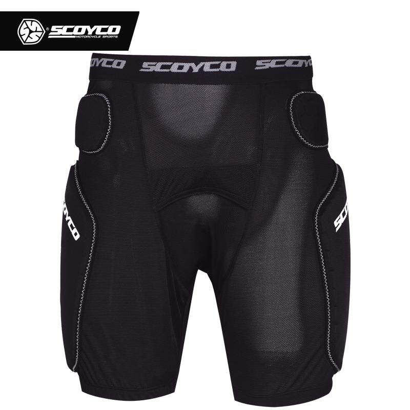 Scoyco赛羽摩托车护甲裤男防护裤骑行防摔短裤越野内置护具PM01