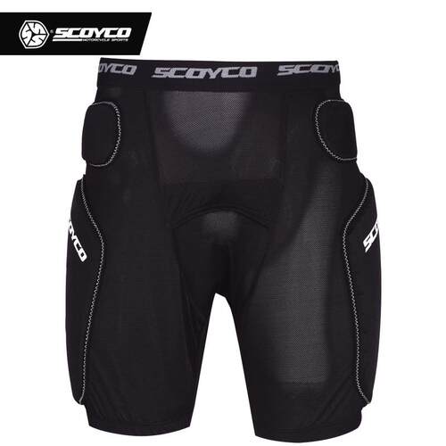 Scoyco赛羽摩托车护甲裤男防护裤骑行防摔短裤越野内置护具PM01
