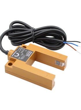 感应光电U形对射传感k器槽型电梯平层 E3S-GS3E4 三线NPN PNP通用