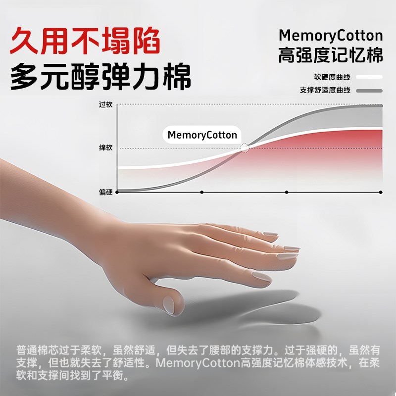 倍立正护腰久坐不累坐垫办公室学生矫正坐姿预防驼背人体工学靠垫