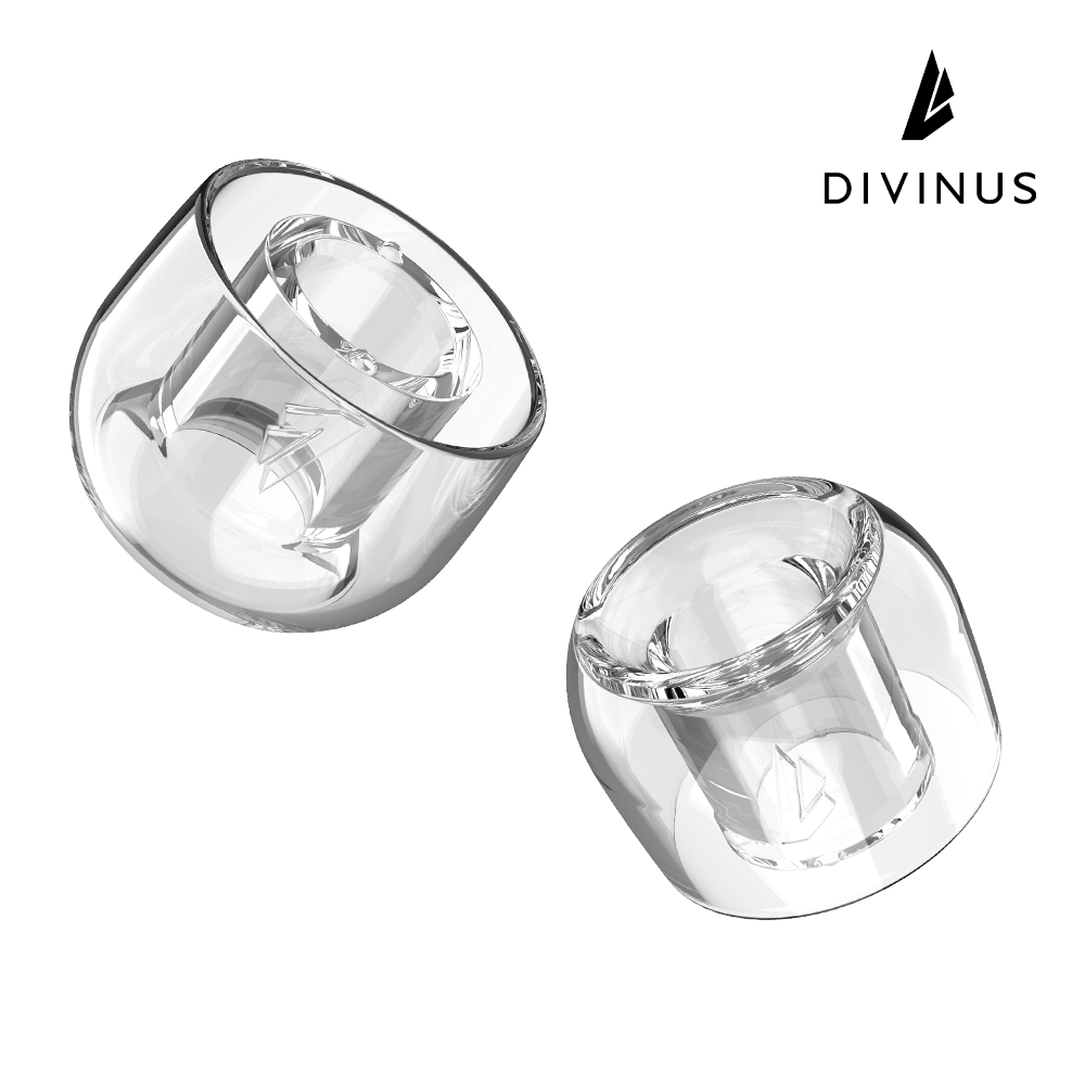 极音象限 Divinus PRISM_WIDE BORE液态硅橡胶耳塞套平衡耳压