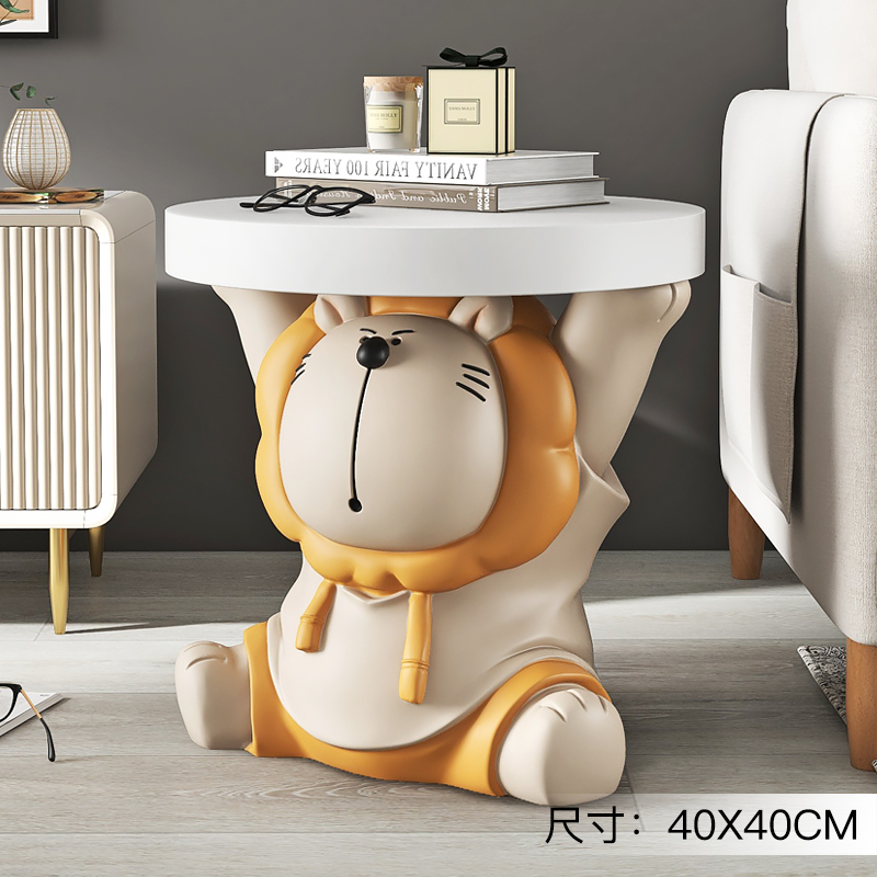 创意动物客厅大型l落地摆件电视柜沙发旁茶几装饰品床头柜乔迁礼