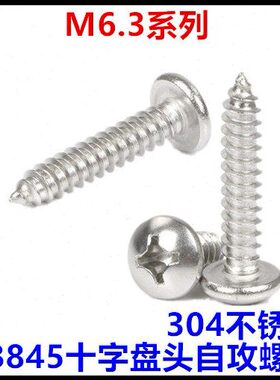 B30头38*25ST盘513.84*6十字32*3*G*圆头*自攻螺丝*16*22钉19*35